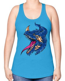 dragon 173# - dragon -Racerback Tank