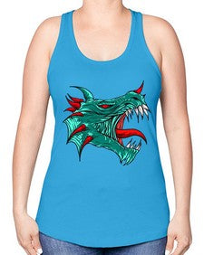dragon 174# - dragon -Racerback Tank