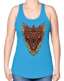 dragon 176# - dragon -Racerback Tank
