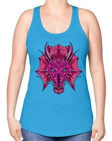 dragon 178# - dragon -Racerback Tank