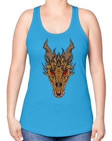 dragon 179# - dragon -Racerback Tank