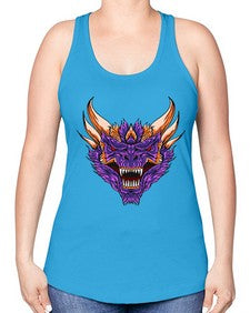 dragon 183# - dragon -Racerback Tank