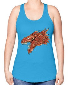 dragon 184# - dragon -Racerback Tank