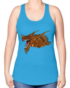 dragon 187# - dragon -Racerback Tank