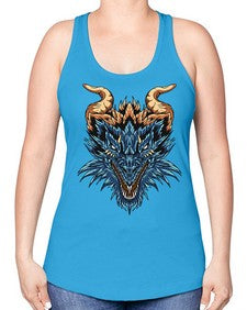 dragon 189# - dragon -Racerback Tank