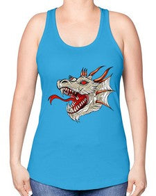 dragon 191# - dragon -Racerback Tank