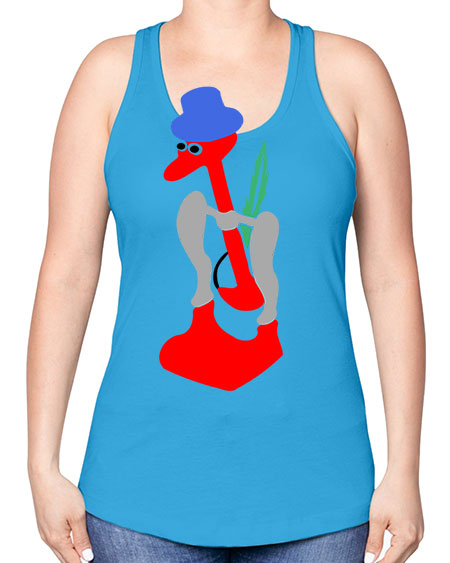 drinky bird 33# - birds -Racerback Tank