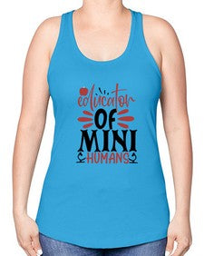 educator of mini humans Style 133# - teacher -Racerback Tank