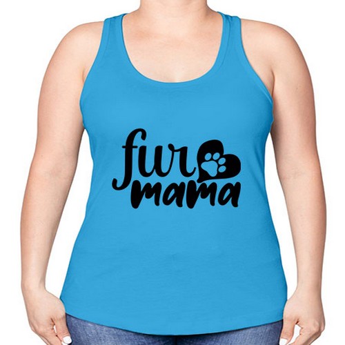 fur mama Style 89# - dogs -Racerback Tank