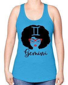 gemini 235# - gemini -Racerback Tank