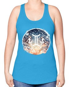gemini 247# - gemini -Racerback Tank