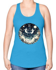 gemini 249# - gemini -Racerback Tank