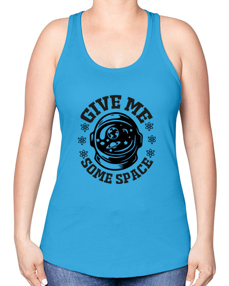 give me some space 35# - space -Racerback Tank
