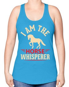 i am the horse whisperer Style 3# - horse -Racerback Tank