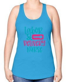 labor belivery nurse Style Style 1035# - nurse -Racerback Tank