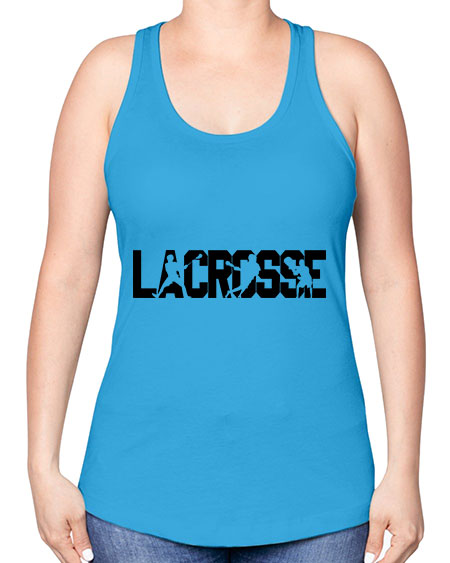 lacrosse 1# - lacrosse -Racerback Tank