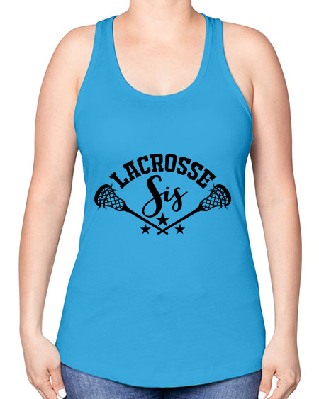 lacrosse sis 5# - lacrosse -Racerback Tank
