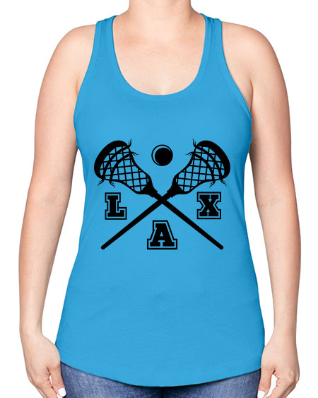 lax 12# - lacrosse -Racerback Tank