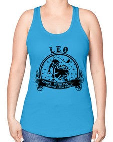 leo 17# - leo -Racerback Tank
