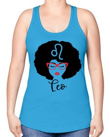leo 298# - leo -Racerback Tank