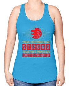 leo 310# - leo -Racerback Tank