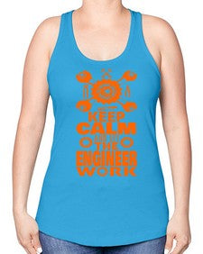 let the engineer do 1048# - engineer -Racerback Tank