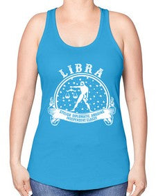 libra 26# - libra -Racerback Tank
