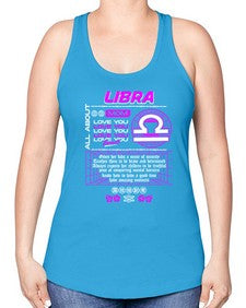 libra 339# - libra -Racerback Tank