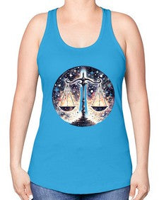 libra 343# - libra -Racerback Tank