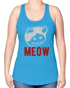 meow Style 69# - cats -Racerback Tank
