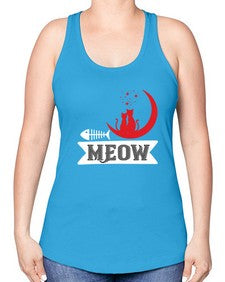 meow Style 70# - cats -Racerback Tank
