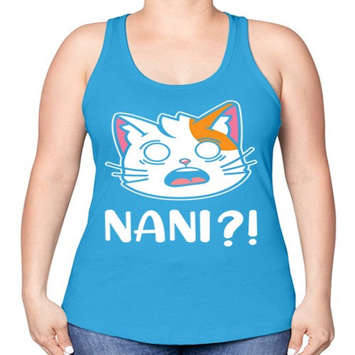 nani271# - anime -Racerback Tank
