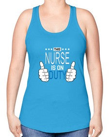 nurse 1144# - nurse -Racerback Tank