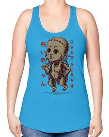 over scary 975# - art pop art -Racerback Tank