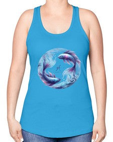 pisces 362# - pisces -Racerback Tank