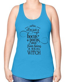 real witch 28# - witch -Racerback Tank
