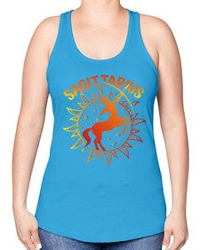 sagittarius 136# - sagittarius -Racerback Tank