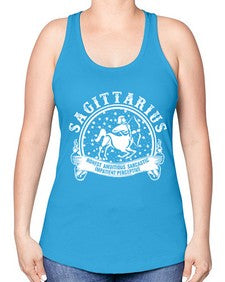 sagittarius 34# - sagittarius -Racerback Tank