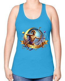 sagittarius 398# - sagittarius -Racerback Tank
