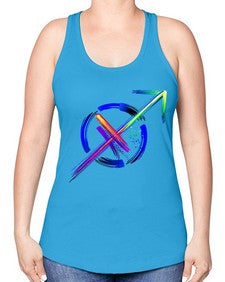sagittarius 402# - sagittarius -Racerback Tank