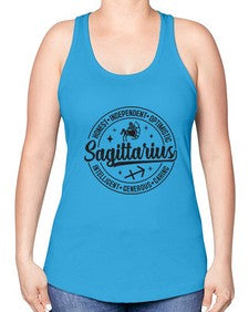 sagittarius 406# - sagittarius -Racerback Tank