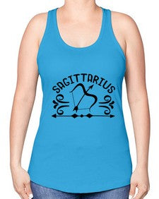 sagittarius 409# - sagittarius -Racerback Tank