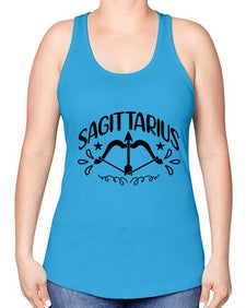 sagittarius 410# - sagittarius -Racerback Tank