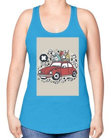 school tour 800# - general school -Racerback Tank