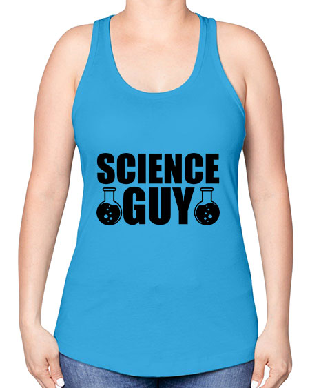 science guy 115# - general science -Racerback Tank