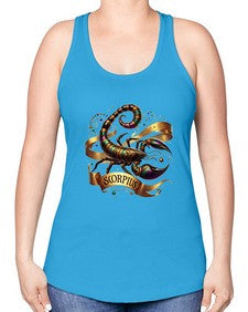 scorpio 459# - scorpio -Racerback Tank