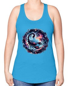 scorpio 461# - scorpio -Racerback Tank