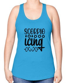 scorpio icing 441# - scorpio -Racerback Tank
