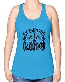 scorpio king 444# - scorpio -Racerback Tank