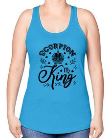 scorpio n king 465# - scorpio -Racerback Tank